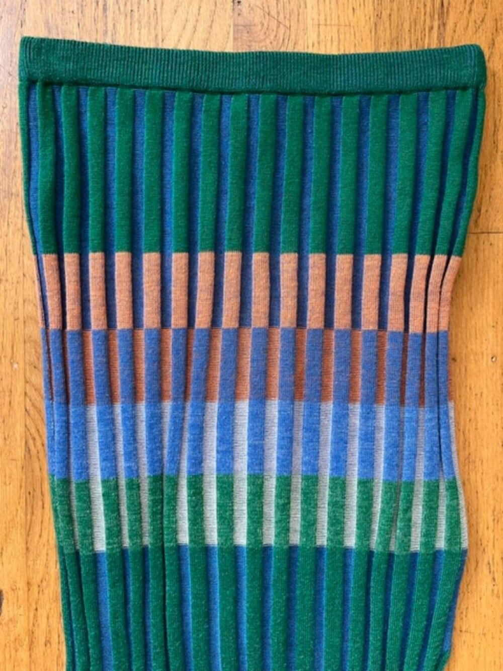Nuuly x Find Me Now Colorblock Knit Midi Skirt | Size Medium - Picture 5 of 10